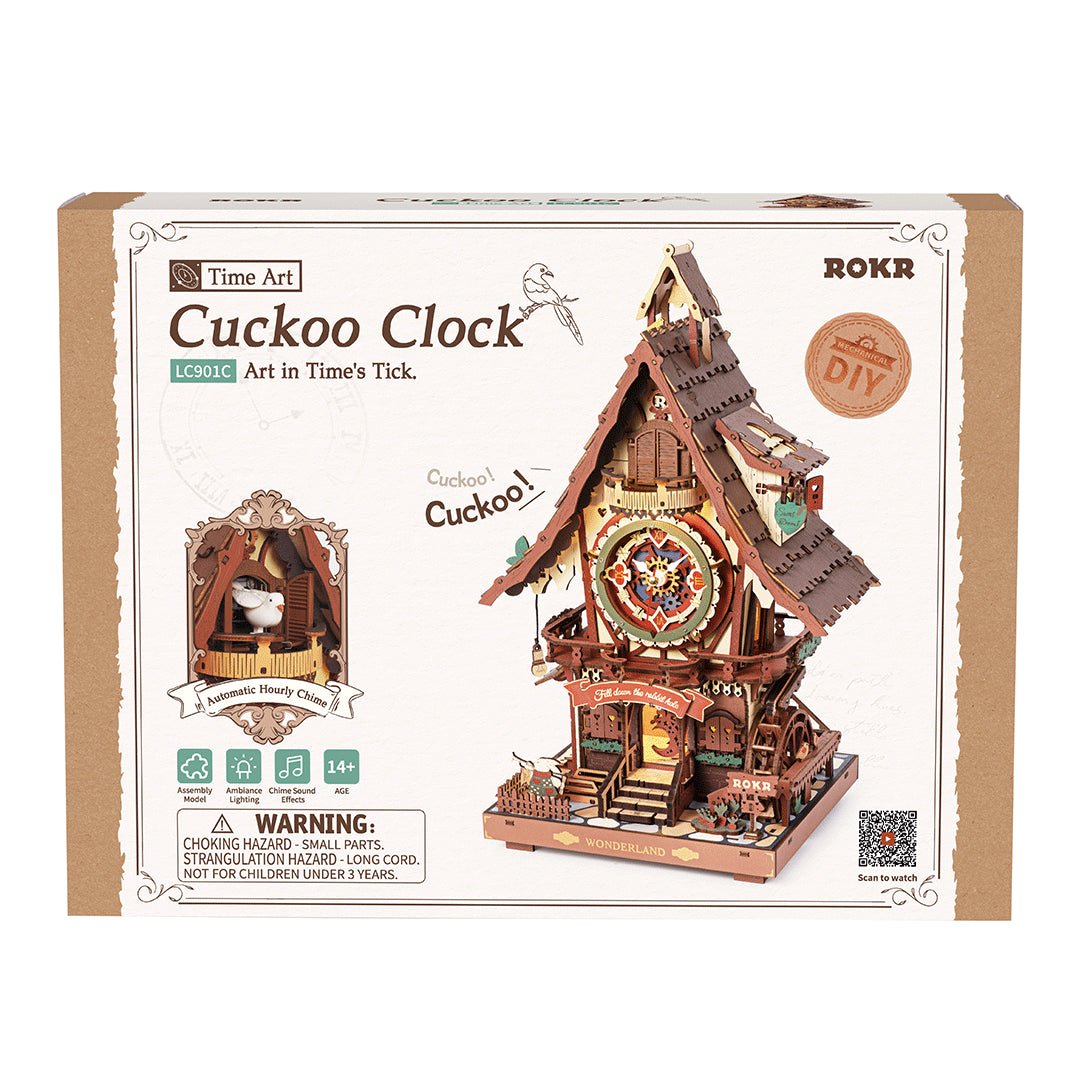 Cuckoo Clock Mechanical 3D Wooden Puzzle LC901C in Malta | LAB7