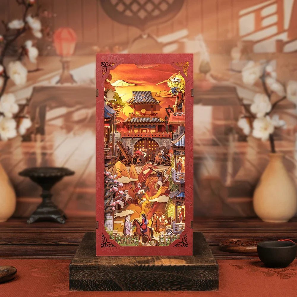 Cutebee The Legend of Mulan DIY Book Nook Kit with LED Light in Malta | LAB7