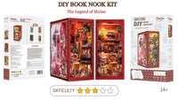 Cutebee The Legend of Mulan DIY Book Nook Kit with LED Light in Malta | LAB7