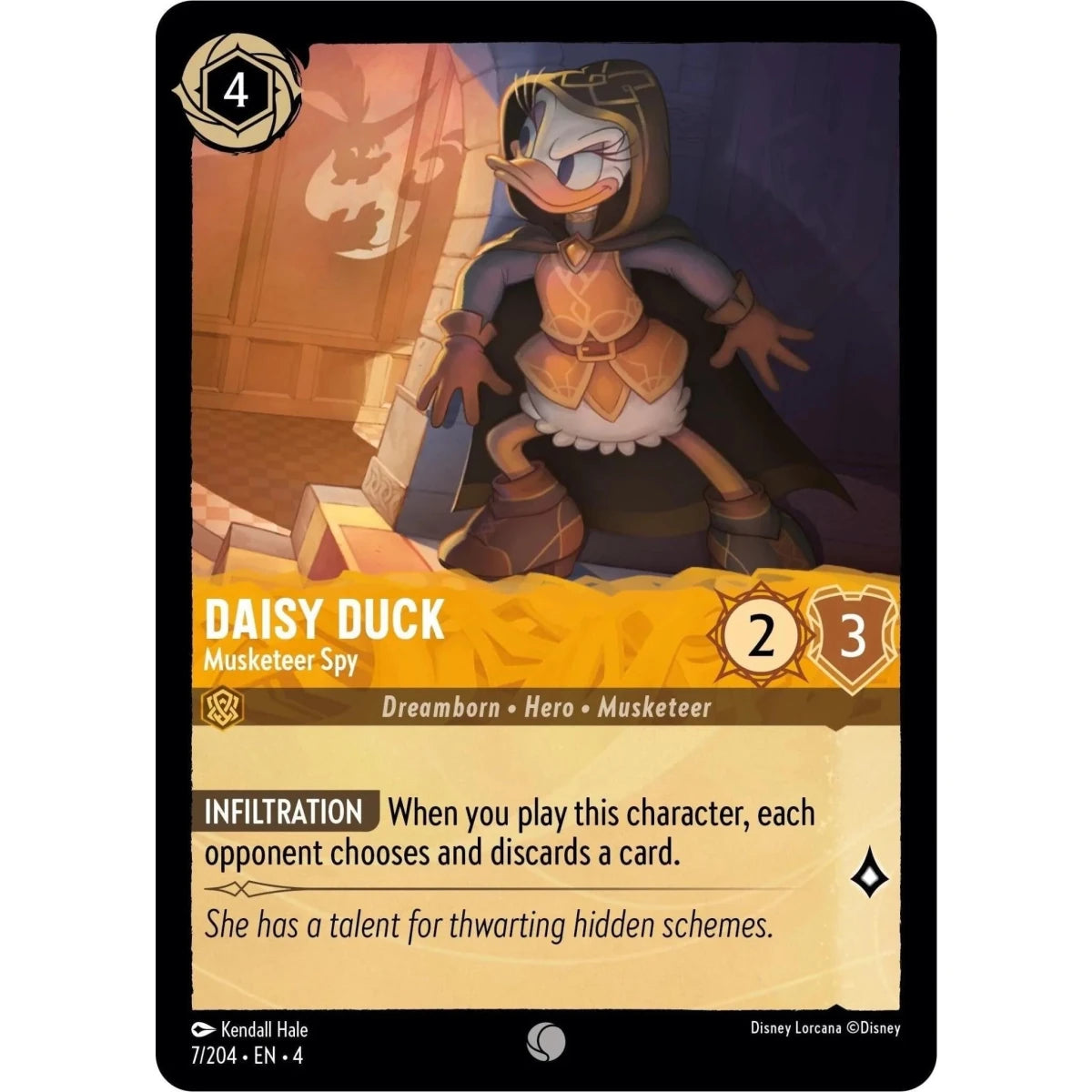 Daisy Duck - Musketeer Spy (7/204) (Ursula's Return) in Malta | LAB7