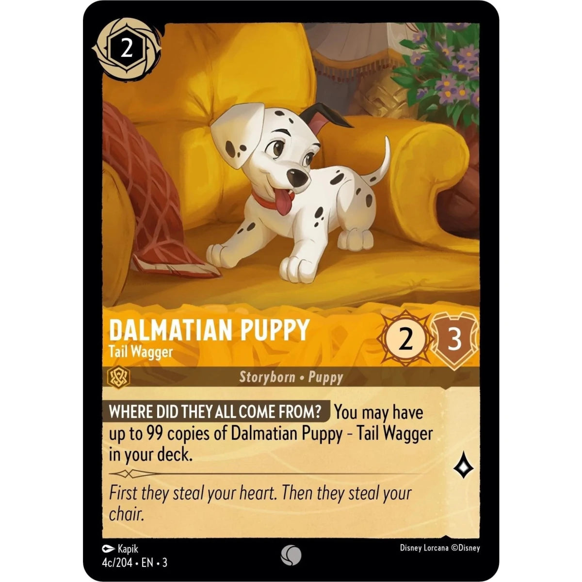 Dalmatian Puppy - Tail Wagger (4c/204) (4c/204) (Into the Inklands) in Malta | LAB7