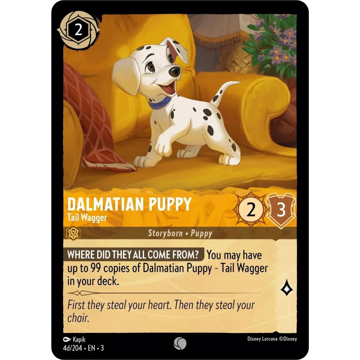 Dalmatian Puppy - Tail Wagger (4d/204) (4d/204) (Into the Inklands) in Malta | LAB7