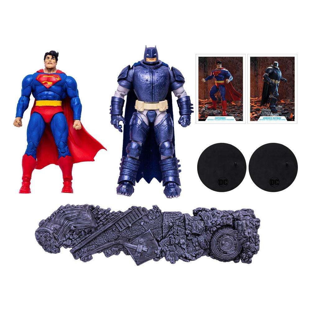 DC Action Figure Collector Multipack Superman vs. Armored Batman 18 cm by LAB7 Malta, Europe