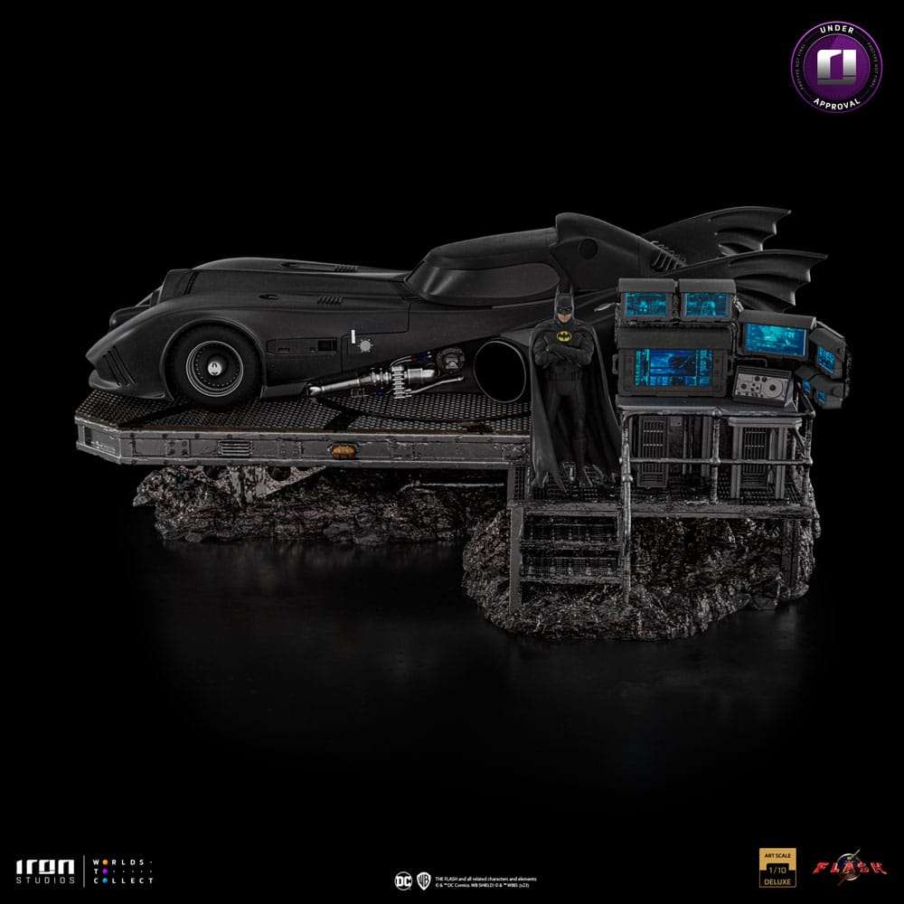 DC Comics Art Scale Deluxe Statue 1/10 The Flash Movie Batmobile by LAB7 Malta, Europe