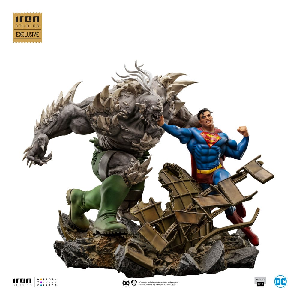 Superman vs Doomsday Art Scale 1/10 Statue by Iron Studios by LAB7 Malta, Europe