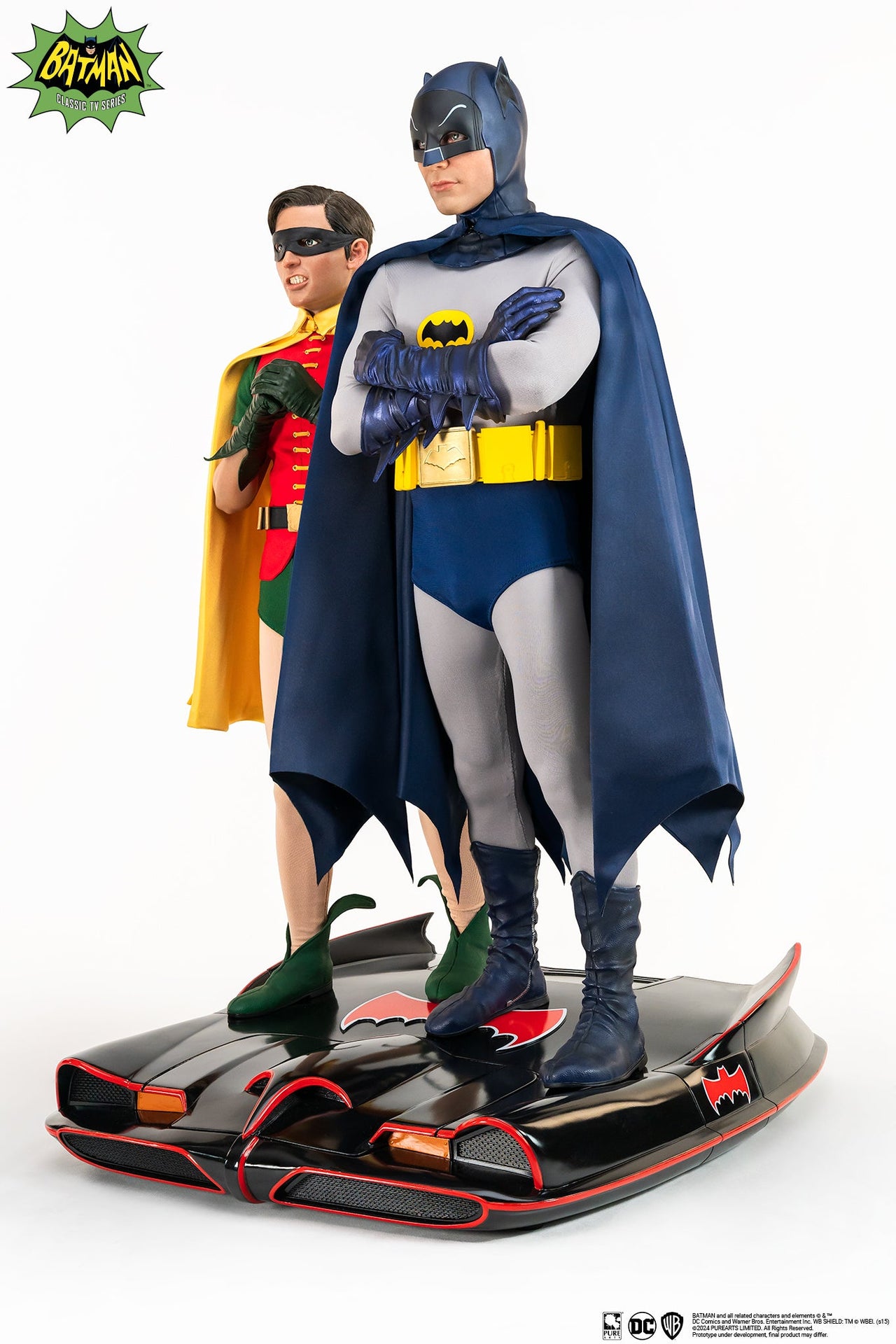 DC Comics Diorama Statue 1/4 Batman & Robin 1966 by LAB7 Malta, Europe