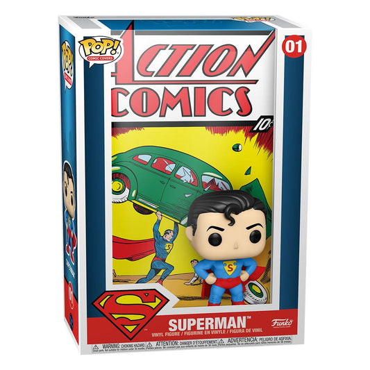 Funko - DC Comics POP! Comic Cover Vinyl Figure Superman Action Comic 01