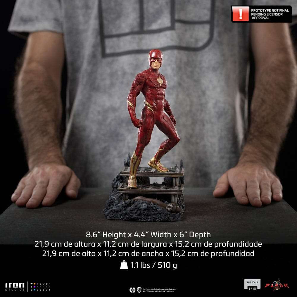 DC Comics The Flash Movie Art Scale Statue 1/10 The Flash 22 cm by LAB7 Malta, Europe