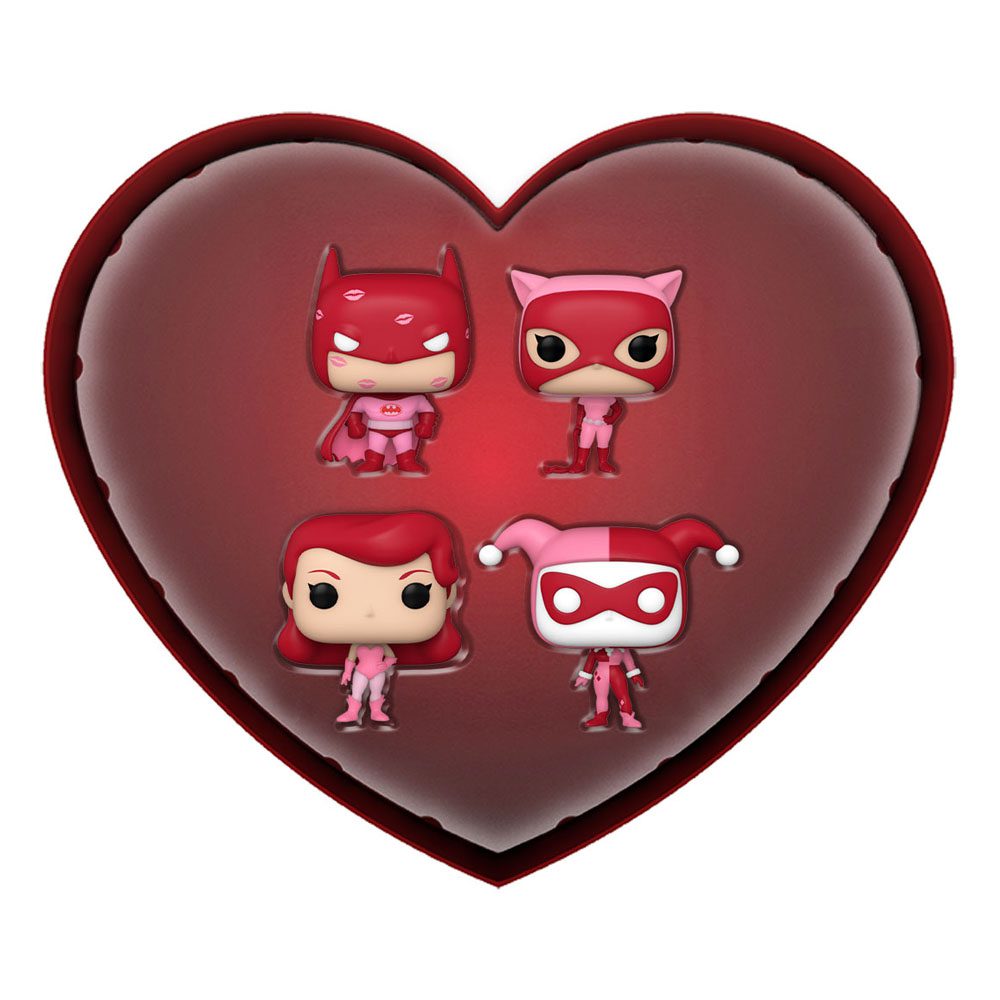 DC Comics Valentines Pocket POP! Vinyl Figure 4 - Pack 4 cm by LAB7 Malta, Europe