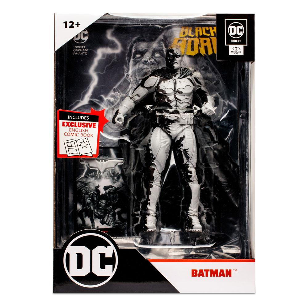 DC Direct Action Figure Black Adam Batman Line Art Variant SDCC by LAB7 Malta, Europe