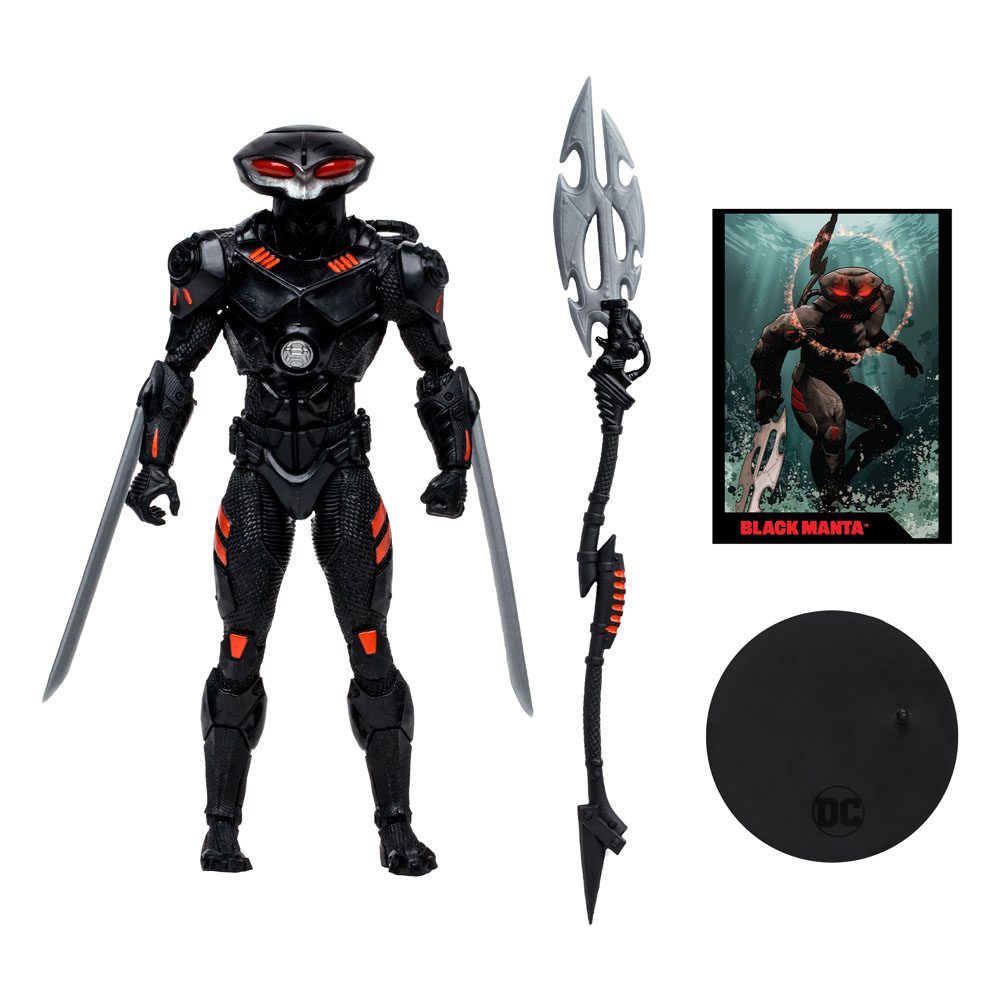 DC Direct Page Punchers Action Figure Black Manta (Aquaman) 18 cm by LAB7 Malta, Europe