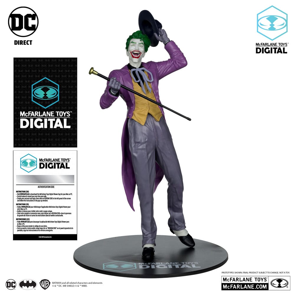 DC Direct PVC Statue 1/6 The Joker by Jason Fabok (McFarlane Digital) 29 cm by LAB7 Malta, Europe