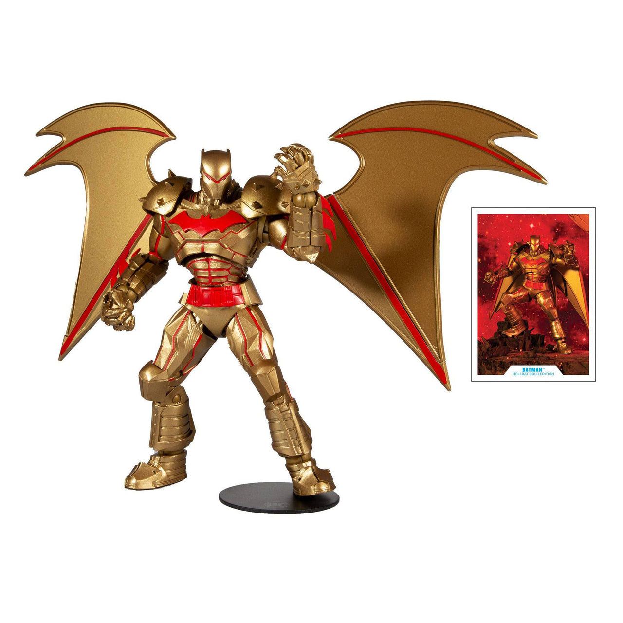 DC Multiverse Action Figure Batman Hellbat Suit (Gold Edition) 18 cm by LAB7 Malta, Europe