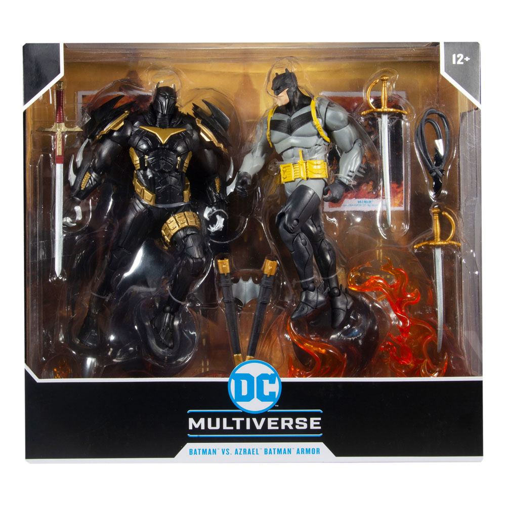 DC Multiverse Action Figure Collector Multipack Batman vs Azrael Batman Armor 18 cm by LAB7 Malta, Europe