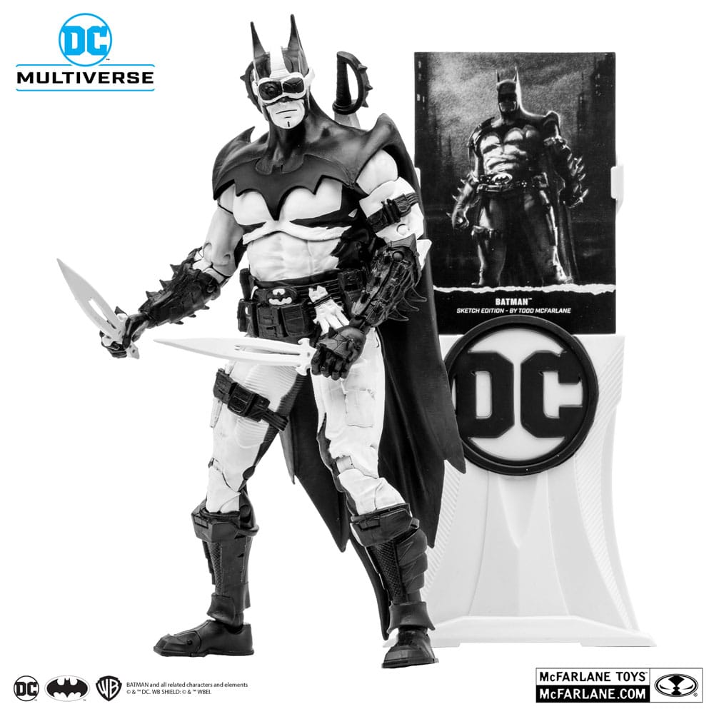 DC Multiverse Batman by Todd McFarlane Sketch Edition (Gold Label) by LAB7 Malta, Europe