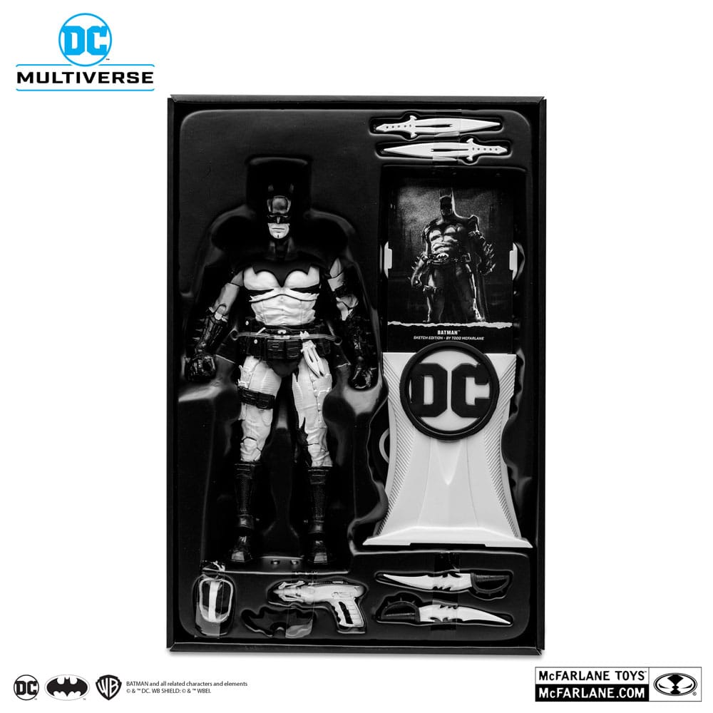 DC Multiverse Batman by Todd McFarlane Sketch Edition (Gold Label) by LAB7 Malta, Europe