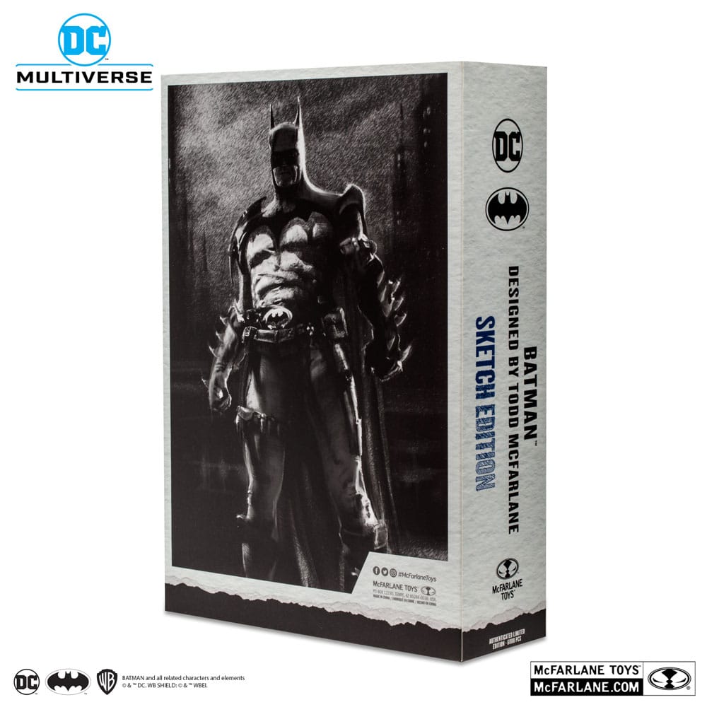 DC Multiverse Batman by Todd McFarlane Sketch Edition (Gold Label) by LAB7 Malta, Europe