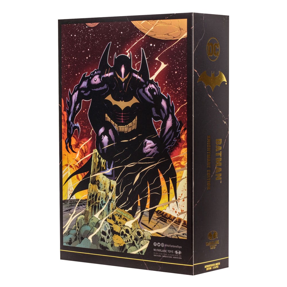 DC Multiverse Batman (Hellbat Knightmare) Gold Label Action Figure by LAB7 Malta, Europe