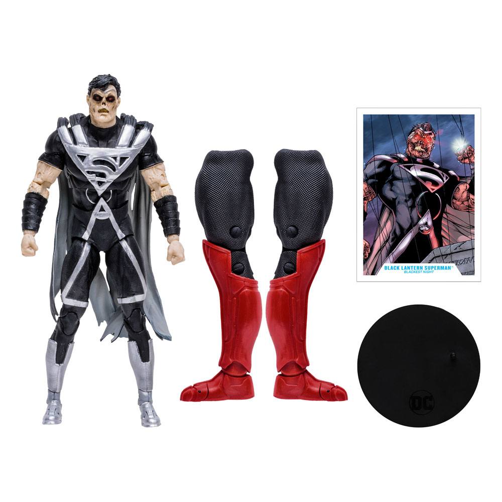 DC Multiverse Build A Action Figure Black Lantern Superman (Blackest Night) by LAB7 Malta, Europe