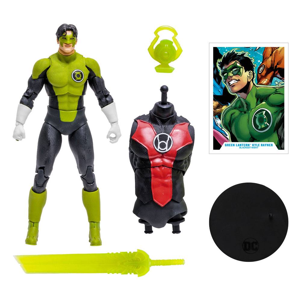 DC Multiverse Build A Action Figure Kyle Rayner (Blackest Night) by LAB7 Malta, Europe