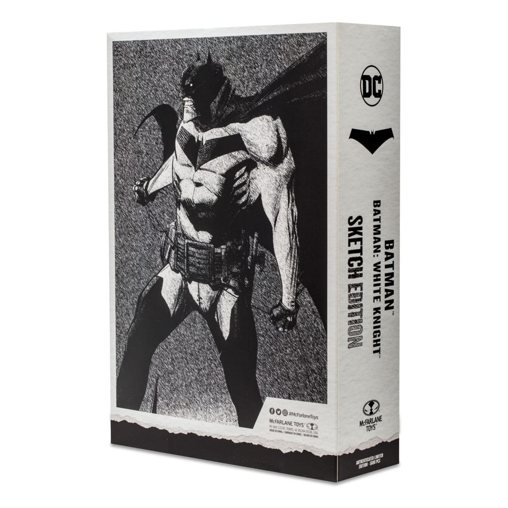 DC Multiverse Gold Label Batman Sketch Edition (White Knight) by LAB7 Malta, Europe