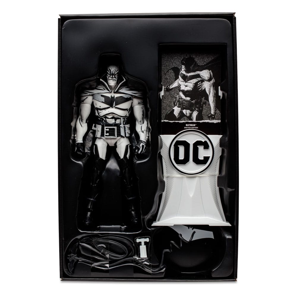 DC Multiverse Gold Label Batman Sketch Edition (White Knight) by LAB7 Malta, Europe