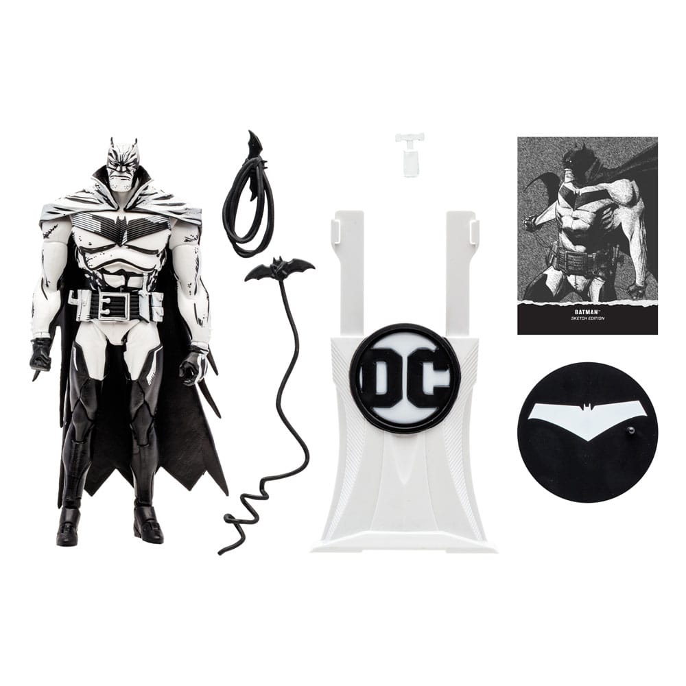 DC Multiverse Gold Label Batman Sketch Edition (White Knight) by LAB7 Malta, Europe