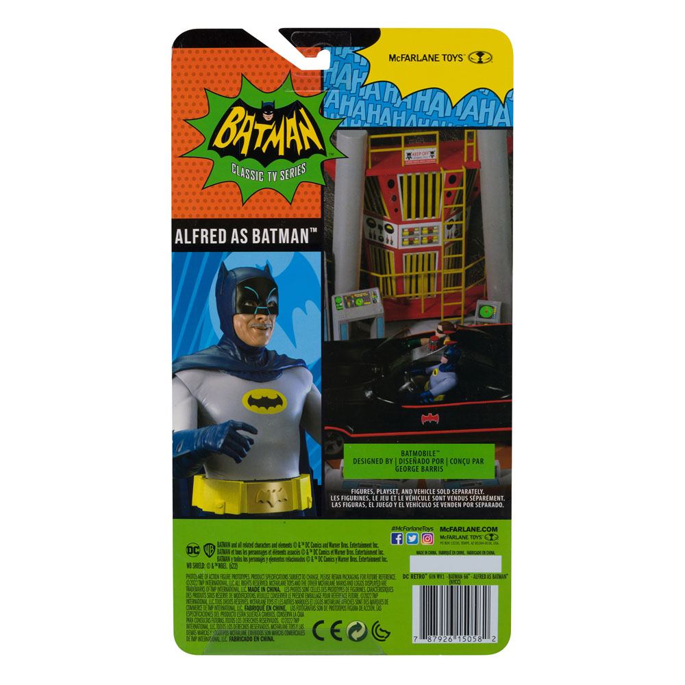 DC Retro Action Figure Batman 66 Alfred As Batman (NYCC) 15 cm by LAB7 Malta, Europe