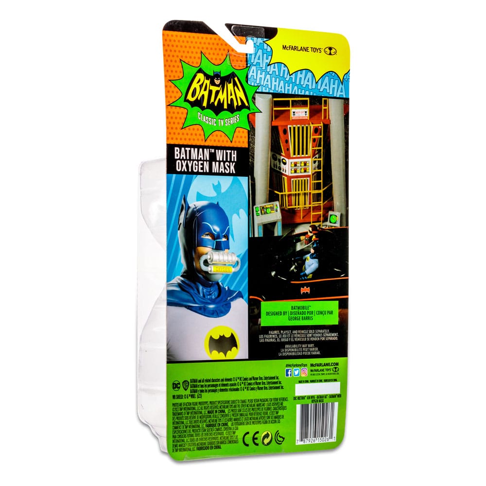 DC Retro Action Figure Batman 66 Batman with Oxygen Mask 15 cm by LAB7 Malta, Europe
