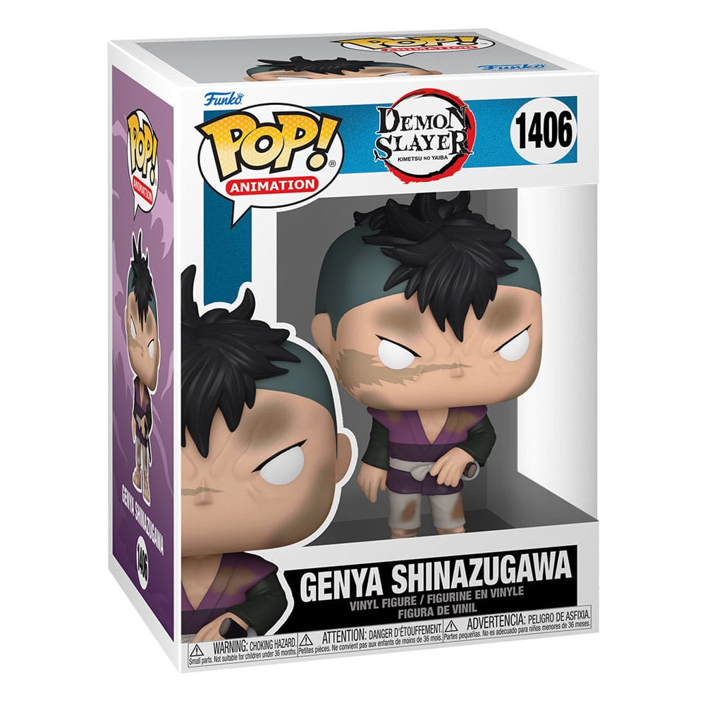 Demon Slayer: Kimetsu no Yaiba POP! Animation Figure Genya Shinazugawa 9 cm by LAB7 Malta, Europe