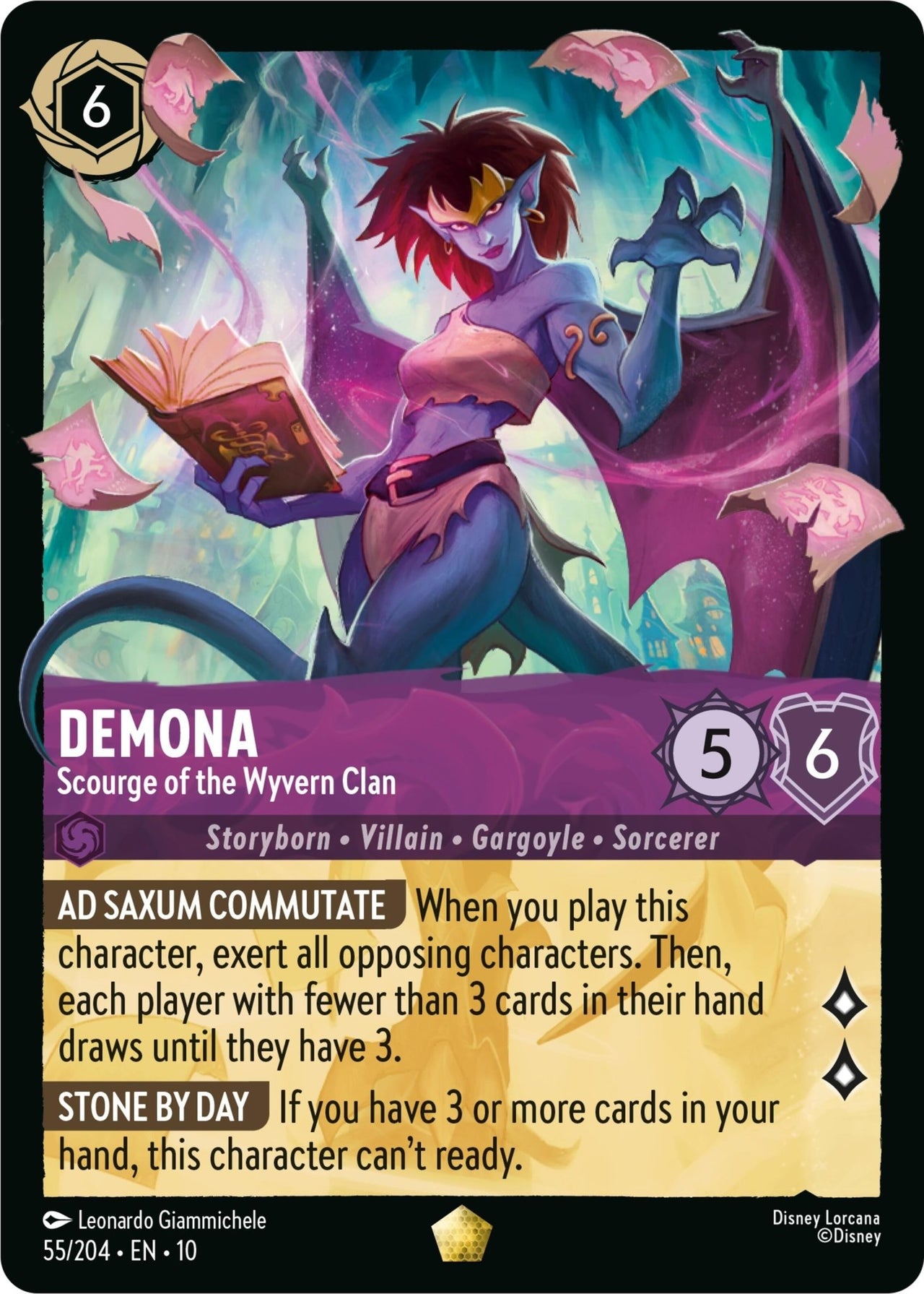 Demona - Scourge of the Wyvern Clan (55/204) (Whispers in the Well) by LAB7 Malta, Europe