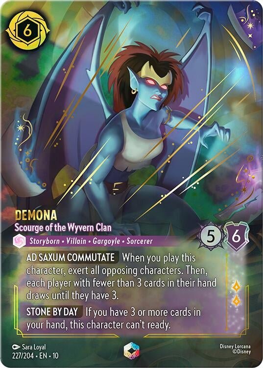 Demona - Scourge of the Wyvern Clan (Enchanted) (227/204) (Whispers in the Well) in Malta | LAB7