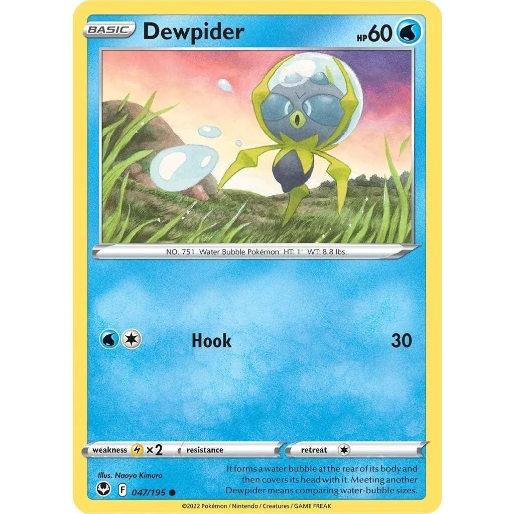 Dewpider (047/195) (SWSH12: Silver Tempest) in Malta | LAB7