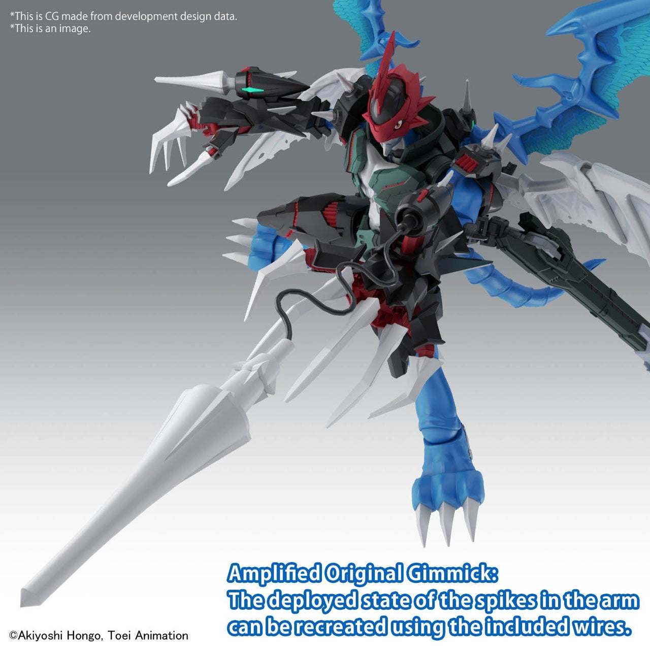 DIGIMON - Figure - rise Standard Amplified Paildramon Model Kit – High - Detail Buildable Figure by LAB7 Malta, Europe