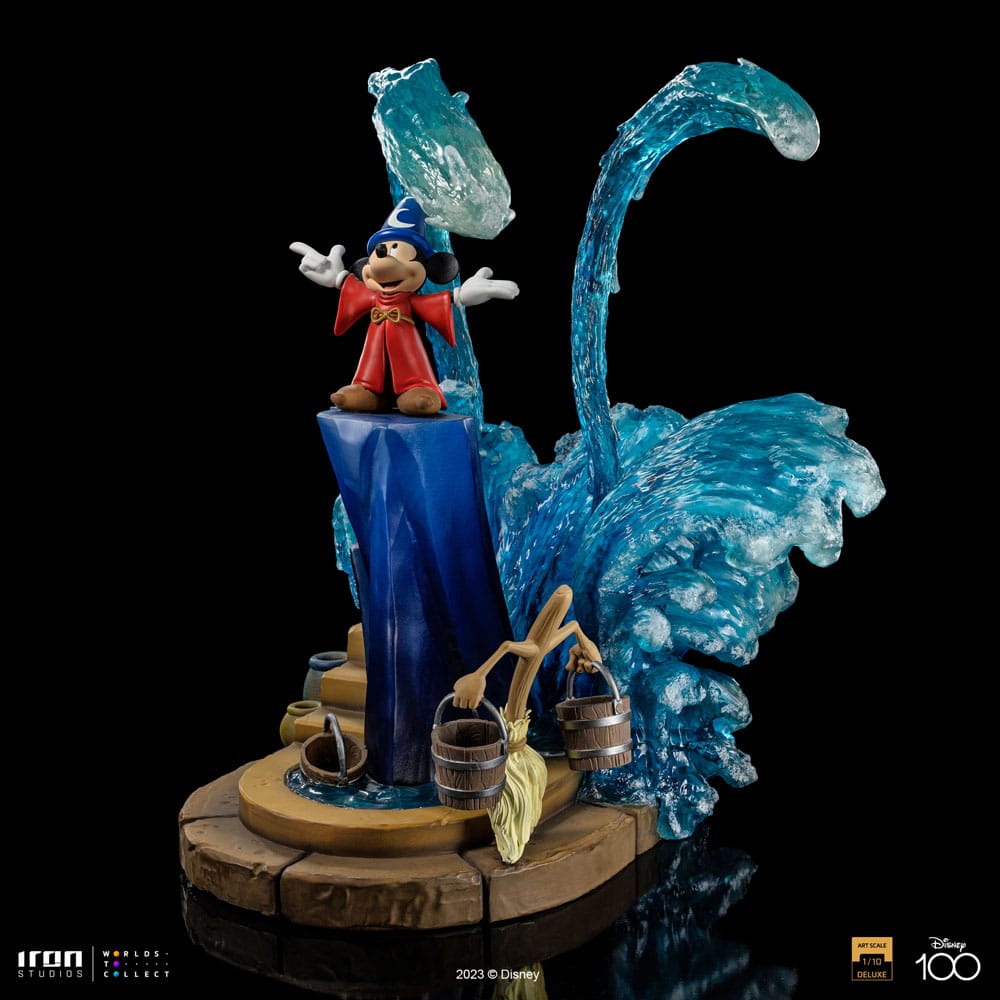 Disney Art Scale Deluxe Statue 1/10 Mickey Fantasia Deluxe 51 cm by LAB7 Malta, Europe