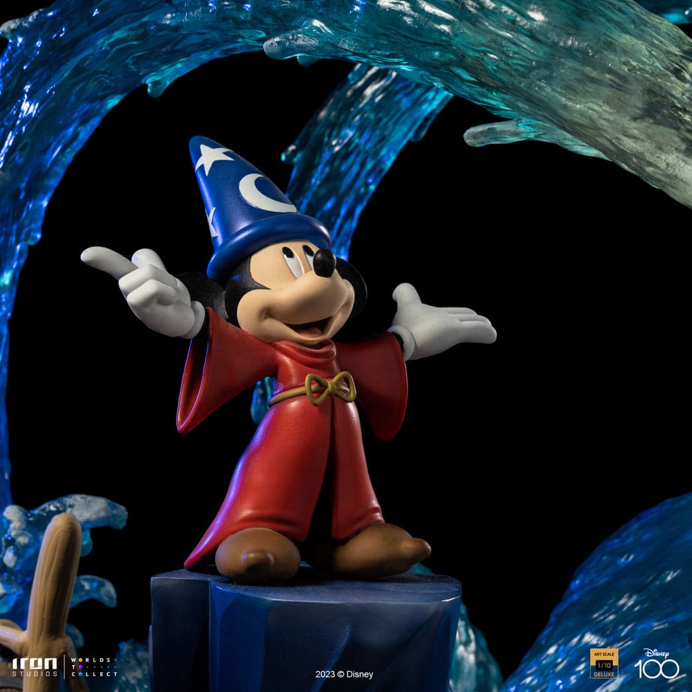 Disney Art Scale Deluxe Statue 1/10 Mickey Fantasia Deluxe 51 cm by LAB7 Malta, Europe