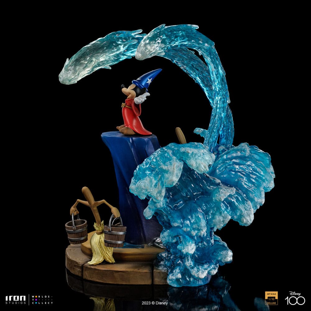 Disney Art Scale Deluxe Statue 1/10 Mickey Fantasia Deluxe 51 cm by LAB7 Malta, Europe