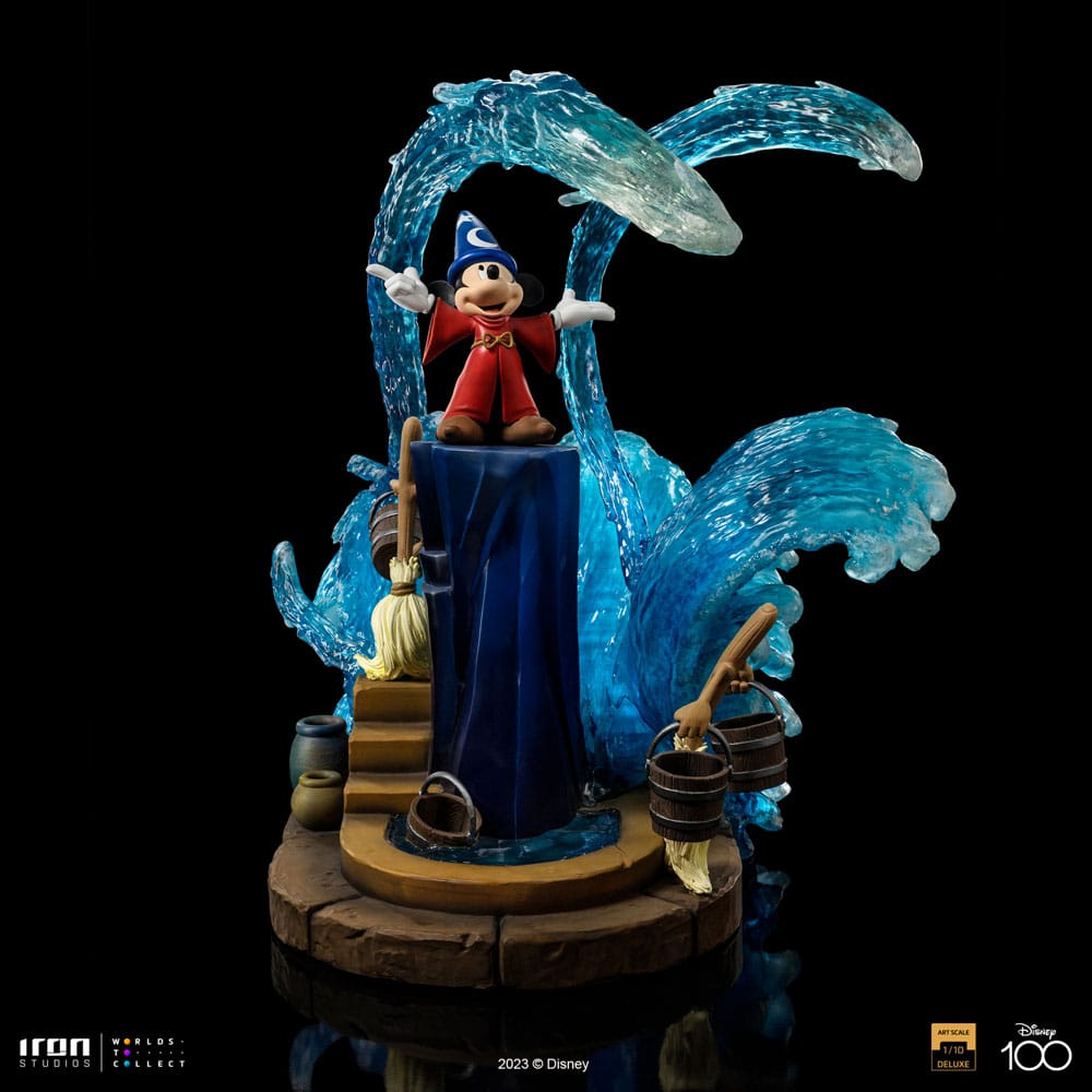 Disney Art Scale Deluxe Statue 1/10 Mickey Fantasia Deluxe 51 cm by LAB7 Malta, Europe