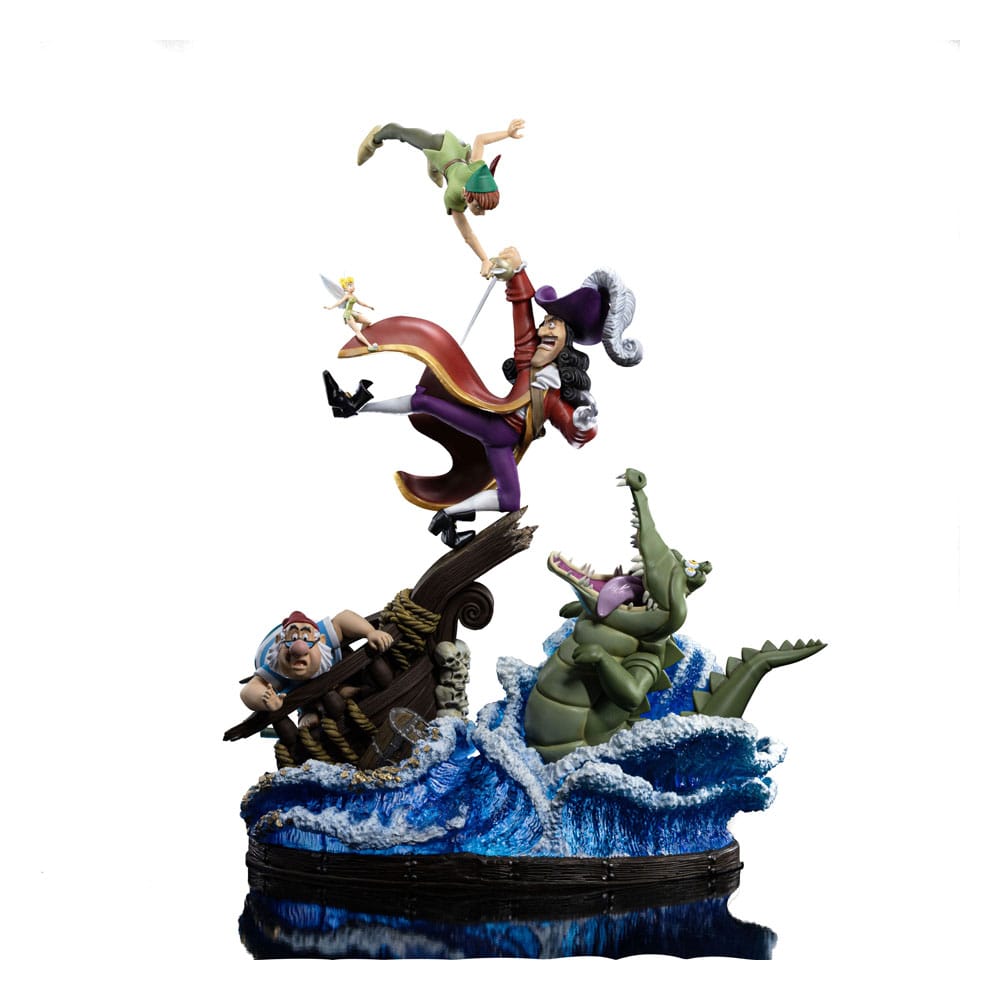 Disney Deluxe Art Scale Statue 1/10 Peter Pan vs. Hook 42 cm by LAB7 Malta, Europe