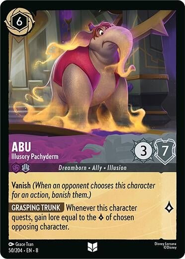 Disney Lorcana - Abu - Illusory Pachyderm (50/204) (Reign of Jafar)