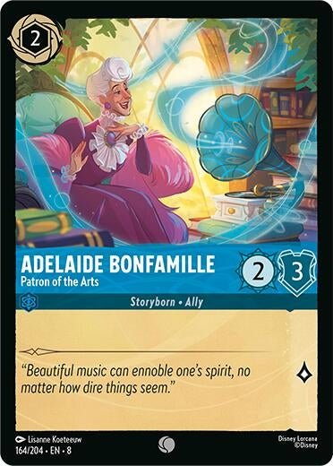 Disney Lorcana - Adelaide Bonfamille - Patron of the Arts (164/204) (Reign of Jafar)