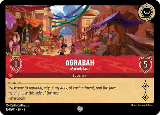 Disney Lorcana - Agrabah - Marketplace (134/204) (Into the Inklands)