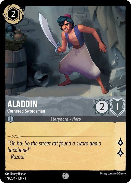 Disney Lorcana - Aladdin - Cornered Swordsman (171/204) (The First Chapter)