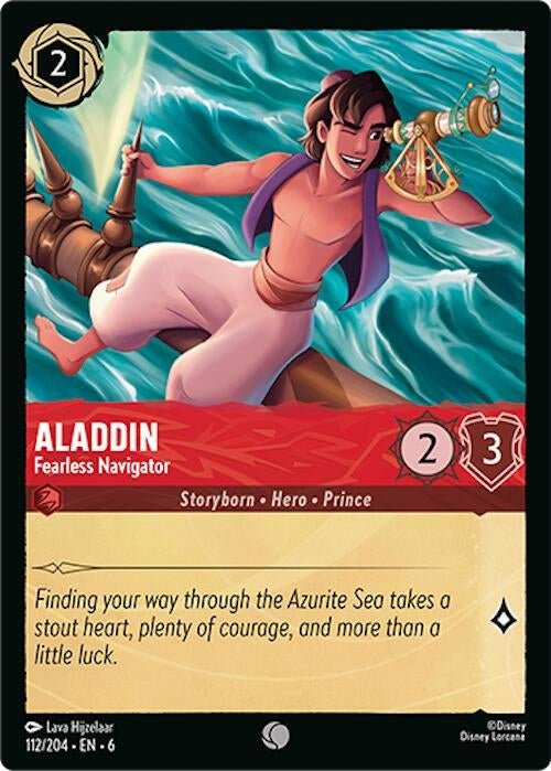 Disney Lorcana - Aladdin - Fearless Navigator (112/204) (Azurite Sea)