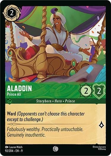 Disney Lorcana - Aladdin - Prince Ali (92/204) (Fabled)