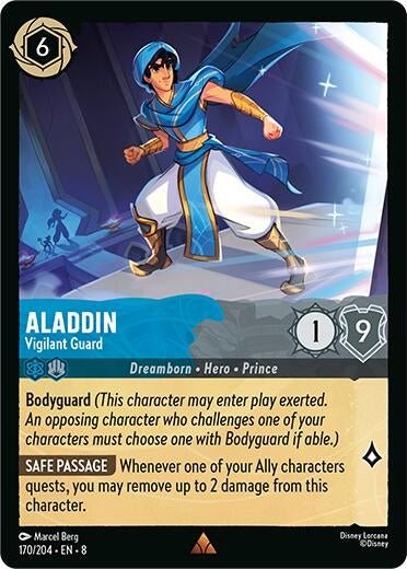 Disney Lorcana - Aladdin - Vigilant Guard (170/204) (Reign of Jafar)