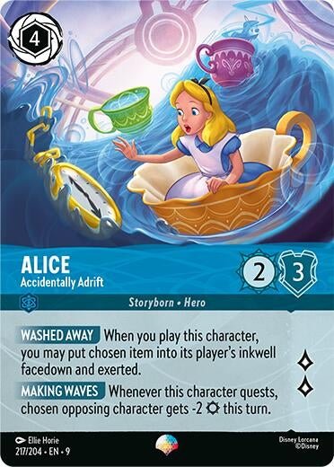 Disney Lorcana - Alice - Accidentally Adrift (Epic) (210/204) (Fabled)
