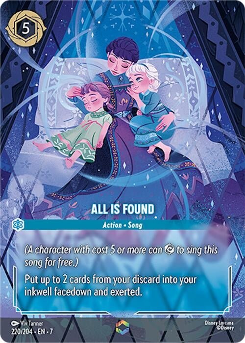 Disney Lorcana - All Is Found (Enchanted) (220/204) (Archazia's Island)