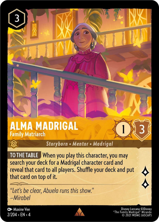 Disney Lorcana - Alma Madrigal - Family Matriarch (2/204) (Ursula's Return)