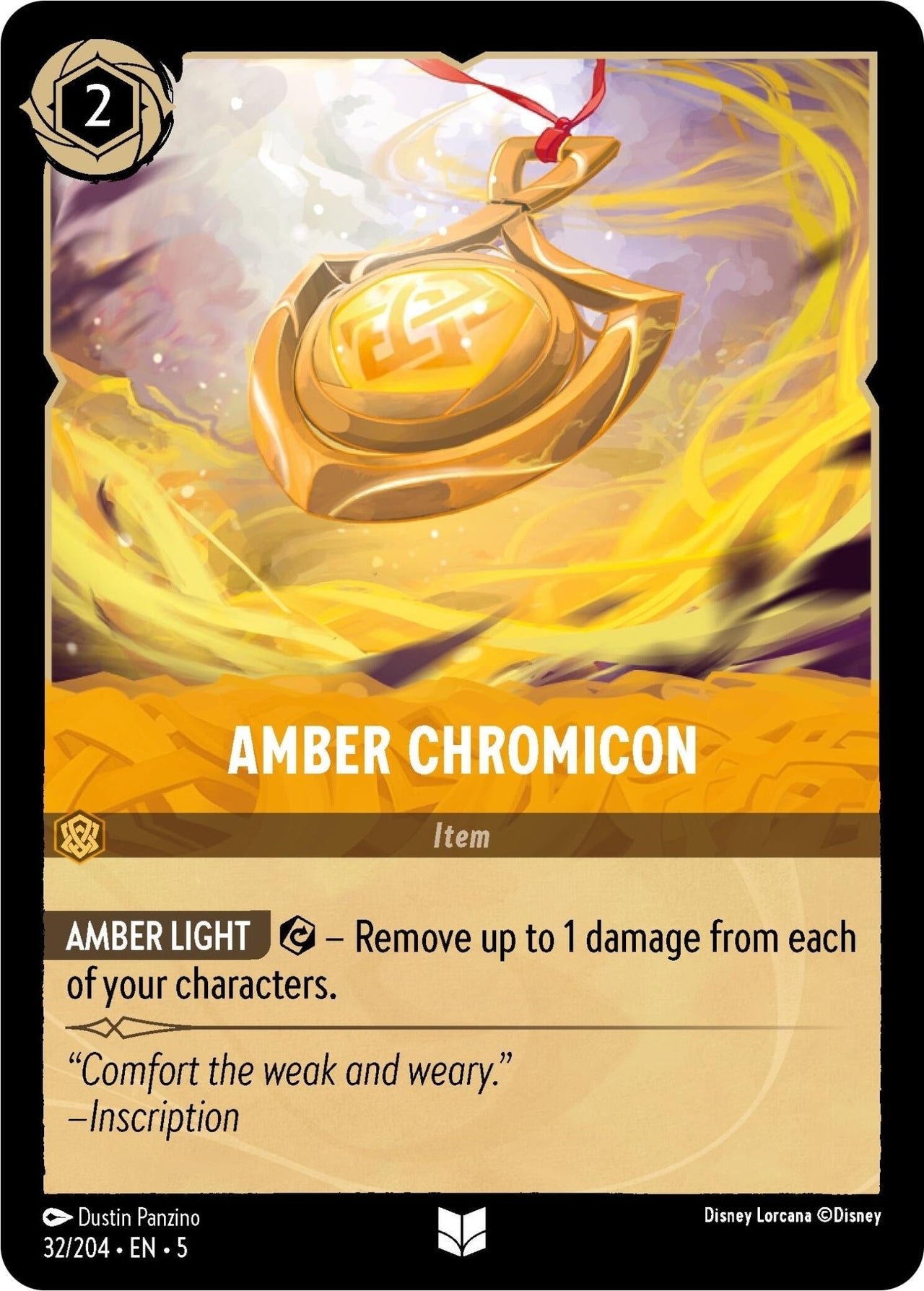 Amber Chromicon (32/204) (Shimmering Skies) by LAB7 Malta, Europe